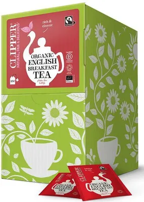 HERBATA CZARNA ENGLISH BREAKFAST FAIR TRADE BIO (250 x 2,2 g) 550 g - CLIPPER