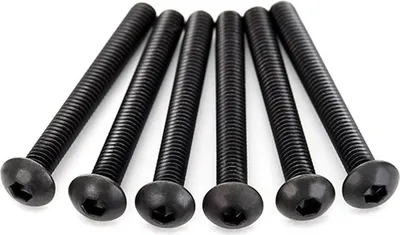 Produktbild von TRAXXAS Schrauben, 4x35mm Rundkopf M-Gewinde (Innensechskant) (6) TRX2595