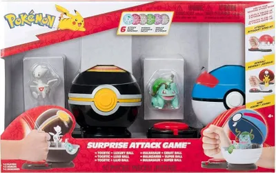 Produktbild von Pokémon Surprise Attack Game Togetic & Luxusball vs. Bisasam #4 & Superball
