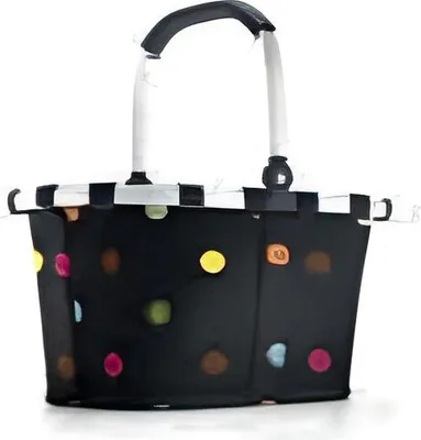 Obrázek produktu pro Reisenthel taška XS, nákupní vozík, černá, oranžová, žlutá, polyester, vzor, vzor s tečkami, 5 l