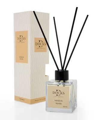 Produktbild von DOCKS Raumduft Diffuser mit Stäbchen – Verschiedene Düfte zur Wahl, 110ml Vanille