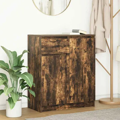 Obrázek produktu pro vidaXL Příborník se zásuvkou kouřový dub 71x35x84 cm materiál na bázi dřeva