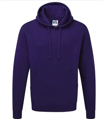 Productafbeelding van Russell Colour Hoodie/Sweatshirt met capuchon, model BC568 (XL), kleur: lila