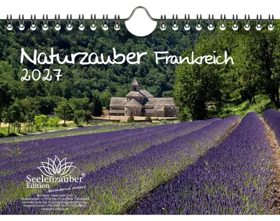 Produktbild von Naturzauber Frankreich DIN A5 Kalender für 2027 Urlaub Landschaft Natur - Seelenzauber