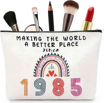 Produktbild von Aucuu Kosmetiktasche Damen 40. Geburtstag Geschenk Make-Up-Tasche