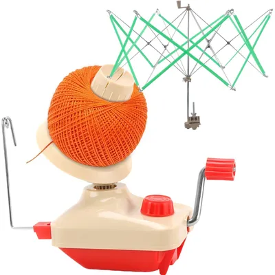 Produktbild von Wollwickler und Knotenset für Stricken und Häkeln