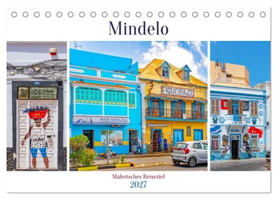 Produktbild von Mindelo - malerisches Reiseziel (Tischkalender 2027 DIN A5 quer), CALVENDO Monatskalender