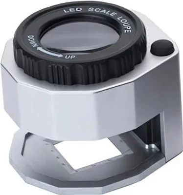 Obrázek produktu pro Verk 09179 Zvětšovací kapesní lupa 30x, 3 UV stříbrná