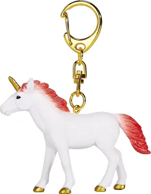 Image de Mojo Fantasy Porte-clés Licorne debout rouge - 387481