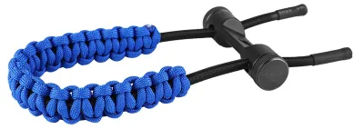 Productafbeelding van 1 stuk verstelbare verbindingsband voor boogschieten, polsband met gevlochten koord voor volwassenen (blauw)