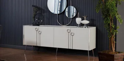 Produktbild von Konsole Kommoden Konsolentisch Schminkkonsole Dekokonsole Sideboard-Konsole