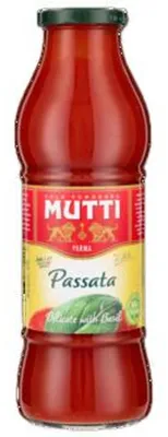 Zdjęcie produktu dla Mutti Passata z bazylią butelka 700 g