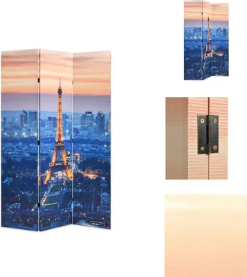 Image de vidaXL Séparateur de pièce pliable 120 x 170 cm Paris de nuit - séparateur de pièce