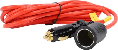 Obrázek produktu pro 12V 24V prodlužovací kabel do zapalovače cigaret 11,8 FT 18AWG 120W 15A odolná zástrčka samec do zásuvky samice konektor DC napájecího kabelu do auta pro pumpu na pneumatiky a ledničku