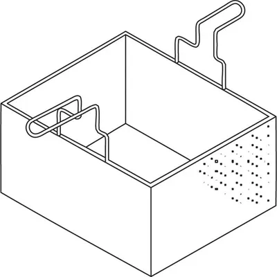 Produktbild von Nudelkorb GN 2/3 290x330x200mm