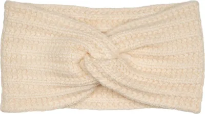 Produktbild von styleBREAKER Damen Strick Stirnband mit Rippstrickmuster und Twist Knoten, Rippmuster, warmes Winter Haarband, Headband 04026059