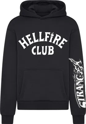Produktbild von Merchcode Stranger Things Hellfire Club Fluffy Hoody black XXL