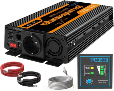 Imagen del producto de Convertidor – Convertidor de corriente, convertidor de voltaje, inversor, convertidor para baterías – 12V a 230V