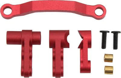 Image de Kit de direction en alliage d'aluminium, pièces de mise à niveau RC-Car pour REMO 1/16 SMAX 1621 1625 1631 1635 1651 1655 A2505 CarRed