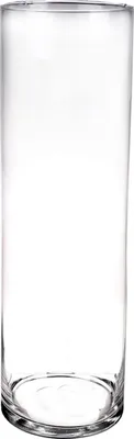 Produktbild von INNA-Glas Große Glasvase Zylinder Sanya AIR, klar, 50cm, Ø15cm - Hohe Vase/Glas Bodenvase