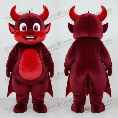 Immagine prodotto di Costume MASTICOT da Diavolo Morbido e Cartoonesco in Peluche