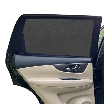Produktbild von Autosonnenschutz, Auto-Sonnenschutz für Kinder (2 Stück) – dehnbar & atmungsaktiv Fenster für Sonnenschutz Sonnenschutz Auto Fenster Schatten