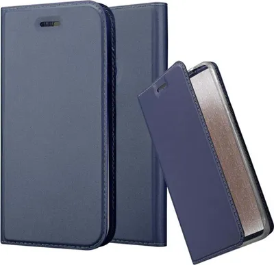 Produktbild von Cadorabo Handyhülle für Honor 8 / 8 PREMIUM Schutz Hülle in Blau Cover Etui Book Case Booklet