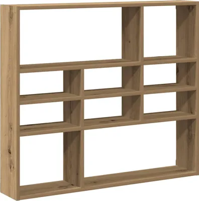 Obrázek produktu pro vidaXL Nástěnná police Artisan dub 90x16x78 cm materiál na bázi dřeva