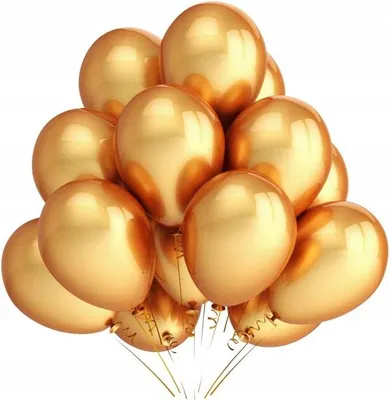 Produktbild von Metallic-Luftballons 12 Zoll, 25 Stück, gold