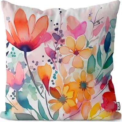 Produktbild von VOID Blumenbild Sommerblumen Kissenbezug Kissenhülle Bezug Kissen Deko wasserfest Outdoor