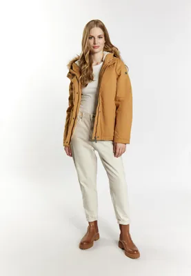 Image de Veste pour femme SAPORTA - couleur camel, taille L