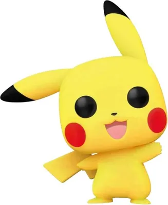Produktbild von Funko Pop! Pokemon - Pikachu Waving #553 Flocked Exclusive Special Edition