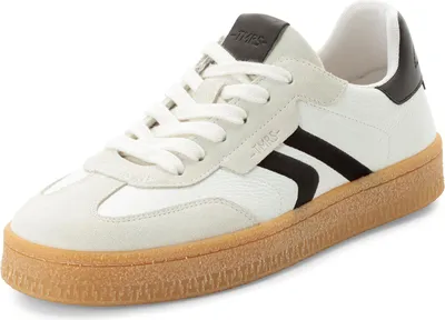 Produktbild von Tamaris Sneaker - Weiß / Schwarz Leder : 42 : Normal Größe: 42 Weite: Normal