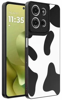 Productafbeelding van Telefoonhoesje voor Motorola Moto G86 - Koeienvlekken