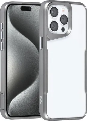 Produktbild von TUNIQ iPhone 15 Pro Max Back cover case - Silicone - Grey