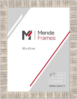 Produktbild von MendeFrames Bilderrahmen H710 Shabby-Chic 29,7x42 cm creme Kunstglas