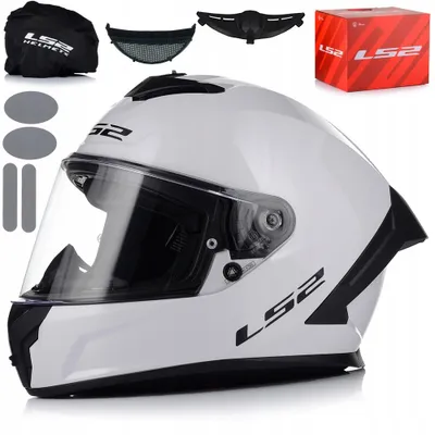 Produktbild von LS2 Rapid III Integralhelm mit Pinlock-Vorbereitung und Schnellverschluss-Visier | Motorradhelm Integralhelm | ECE 22.06 | Weiß | 22.06
