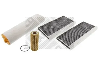 Produktbild von MAPCO Filterset Inspektionspaket Filtersatz für BMW 5 Limousine (E60) 5 Touring (E61)