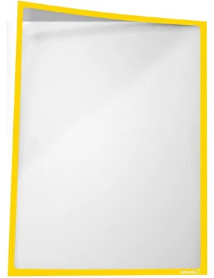 Produktbild von Infotasche magnetisch für DIN A3 435x312mm hoch/quer VE=5 Stück gelb
