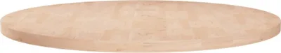 Produktbild von Runde Tischplatte Ø70x2,5 cm Unbehandeltes Massivholz Eiche