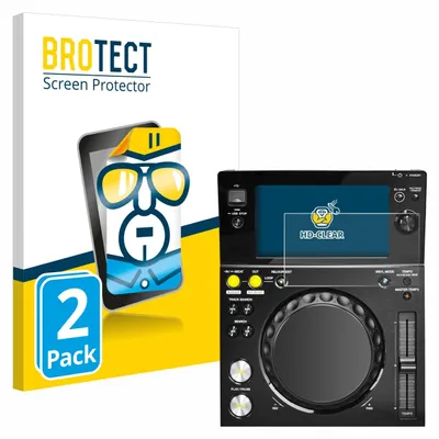 Produktbild von 2x Für Pioneer XDJ -700 Schutzfolie BROTECT Displayschutz Display Schutz Folie Klar Transparent