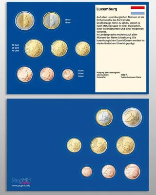 Produktbild von Prophila Collection 10 Münz-Tabletts Luxemburg