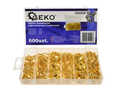 Obrázek produktu pro GEKO Sada kabelových konektorů do auta 600ks G02829
