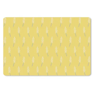Obrázok produktu pre Podložka pod myš - Kvety - Pastelové - Vzory - 60x40cm - Rohožka pod myš