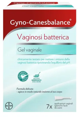 Immagine prodotto di Gyno-CanesBalance Gel Vaginale contro Vaginosi Batterica e Infezioni Vaginali 7 Flaconcini