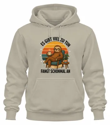 Productafbeelding van Er is veel te doen, begin maar met: Statement, sarcasme, hoodie, sweater, natuur, L