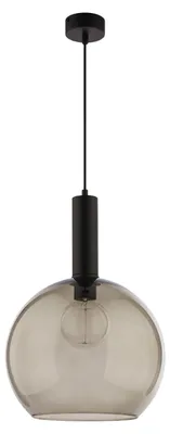 Obrázok produktu pre Závesná lampa LAF, čierna dymová, 1xE27x40W, sklo, rozmery: 80x30x30 cm, IP20, Jupiter
