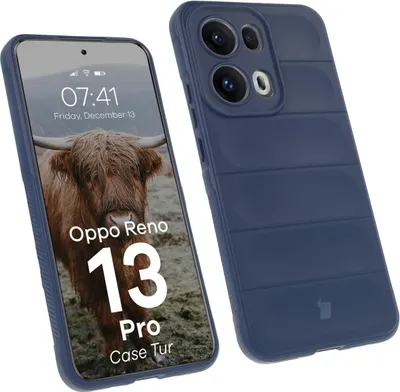 Produktbild von Bizon Case Tur Panzerhülle für Oppo Reno13 Pro, Marineblau