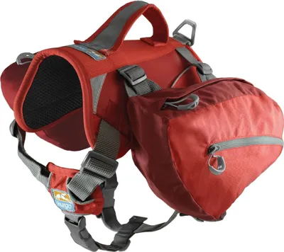 Immagine prodotto di Zaino da passeggio per cani Big Baxter - leggero - riflettente - rosso peperoncino - Kurgo