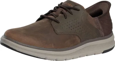 Produktbild von Skechers Slip-In-Sneaker aus Memory Foam von Orell Yates aus Leder, Braun 42 EU